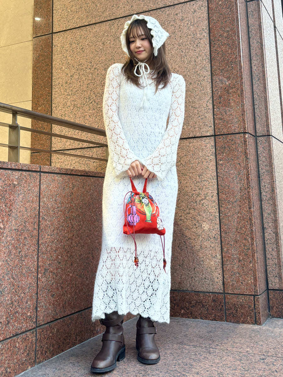 スノーニットワンピース(Hearts2Hearts着用)(マキシ・ロングワンピース