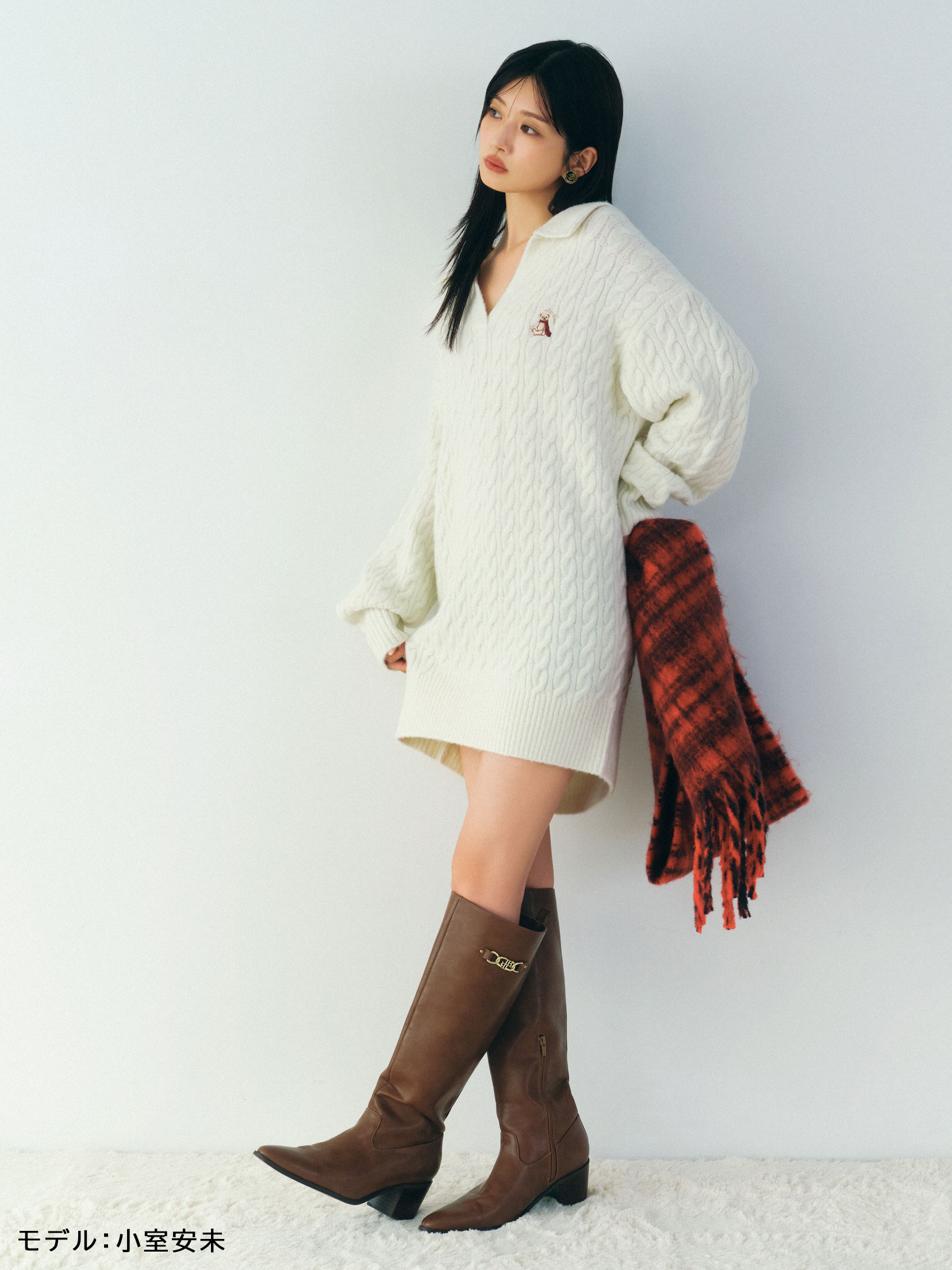 Lily Bearケーブルニットワンピース(ニットワンピース)｜ワンピース