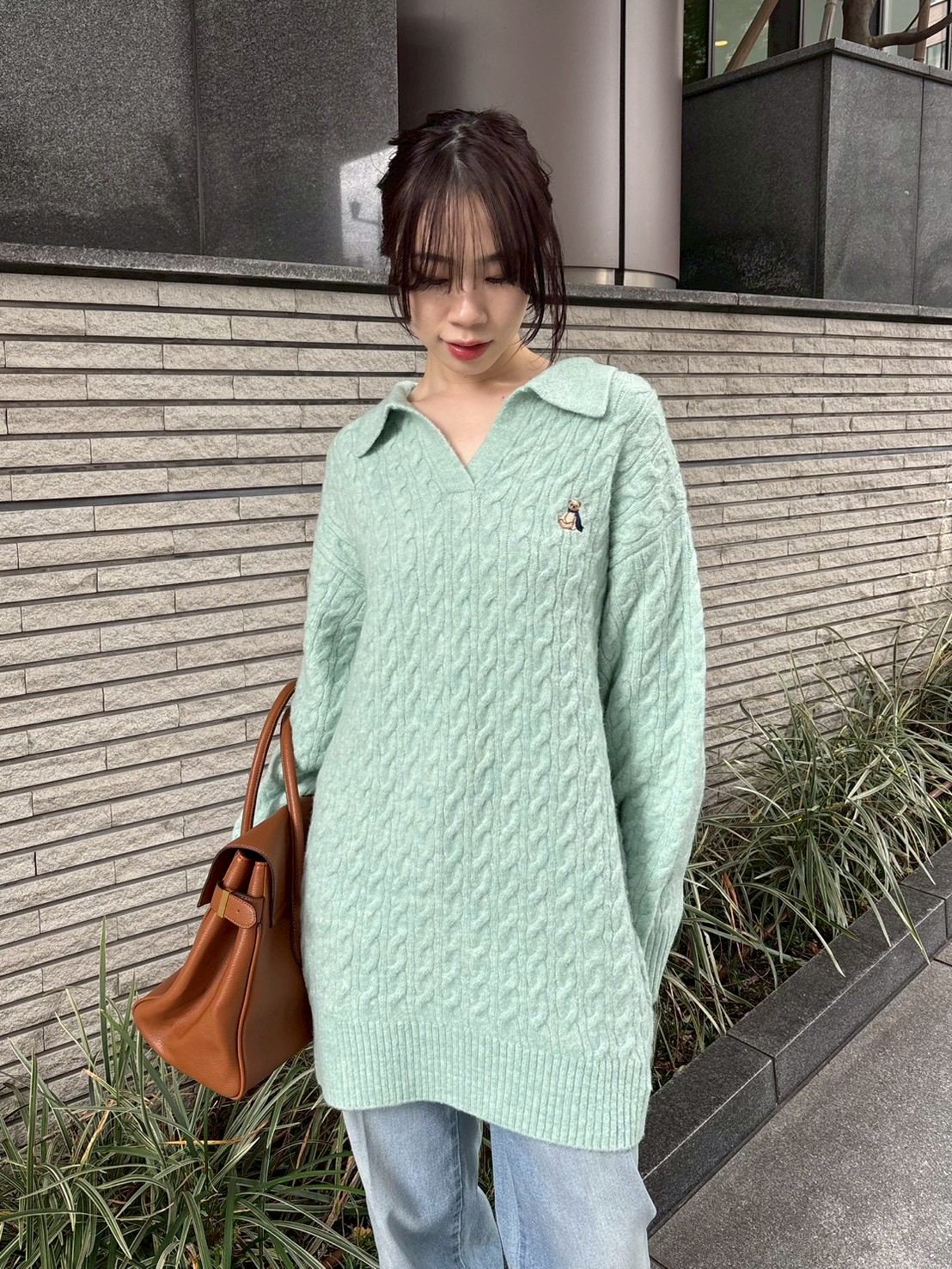 Lily Bearケーブルニットワンピース(ニットワンピース)｜ワンピース