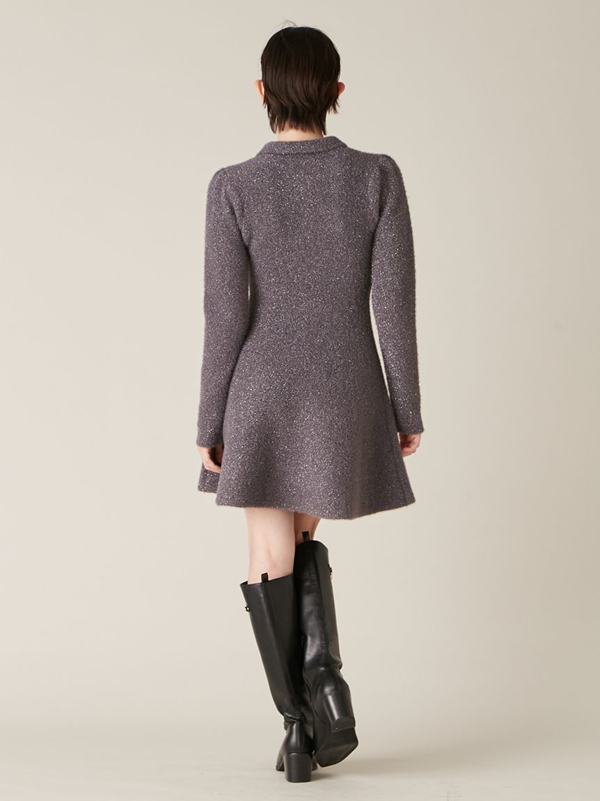 リリーブラウン LILY BROWN ラメニットワンピース ラメニットワンピース(ニットワンピース)｜ワンピース｜LILY BROWN