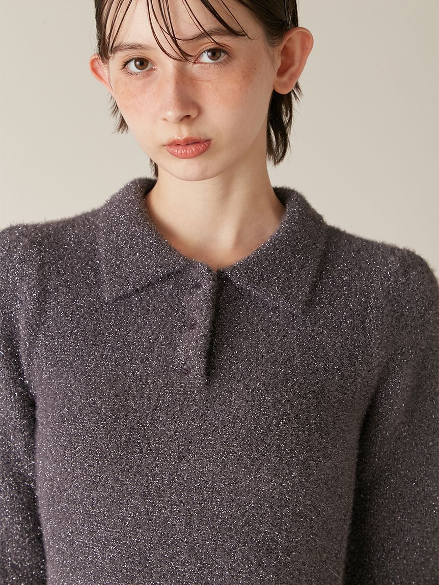 リリーブラウン LILY BROWN ラメニットワンピース ラメニットワンピース(ニットワンピース)｜ワンピース｜LILY BROWN