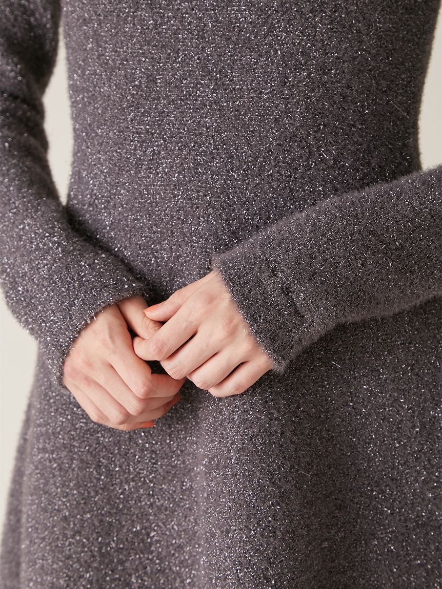 ラメニットワンピース(ニットワンピース)｜ワンピース｜LILY BROWN