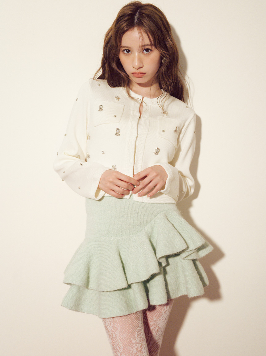 オフショルニットセットアップ(ニットワンピース)｜ワンピース｜LILY