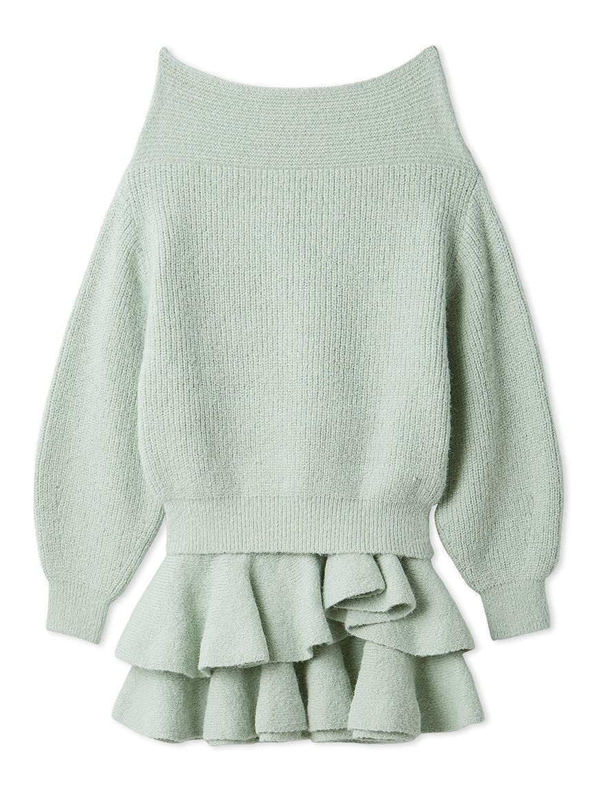 オフショルニットセットアップ LILY BROWN｜オフショルニットセットアップ | Rakuten Fashion(楽天