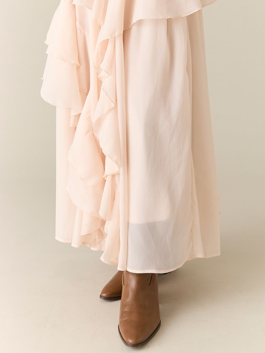 新品未使用　LILY BROWN /WEB限定ニットドッキングマキシワンピース WEB限定】ニットドッキングマキシワンピース(マキシ・ロングワンピース