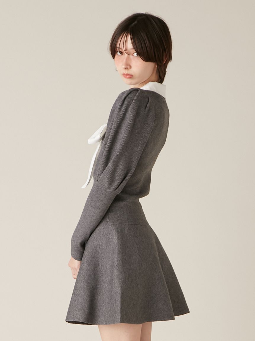 NEW YEAR'S SPECIAL ITEM】ボウタイニットセットアップ(トップス