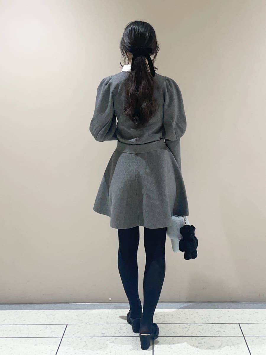 NEW YEAR'S SPECIAL ITEM】ボウタイニットセットアップ(トップス