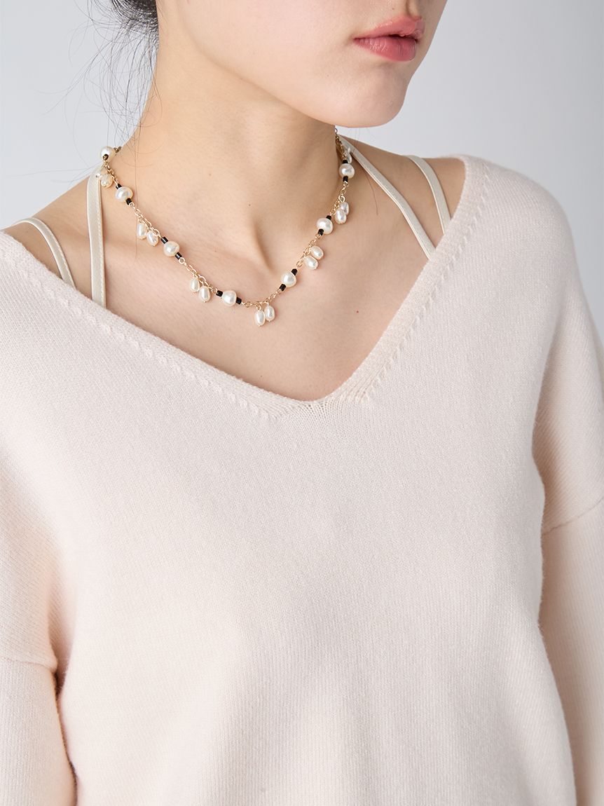 WEB限定カラー】カシミヤブレンドニットセットサテンミニワンピース