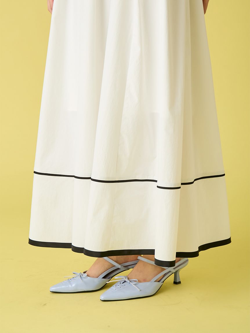 WEB限定00サイズ】ウォッシャブルニットビスチェドッキングワンピース