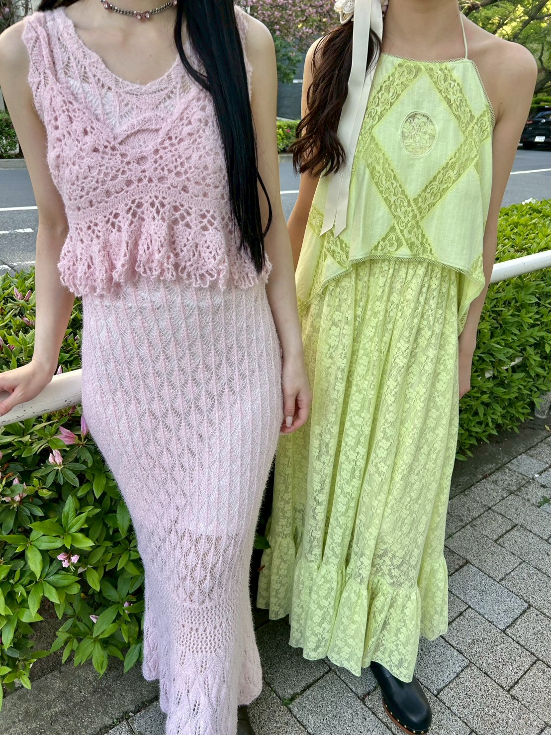 クロシェニットドレス(ニットワンピース)｜ワンピース｜LILY BROWN
