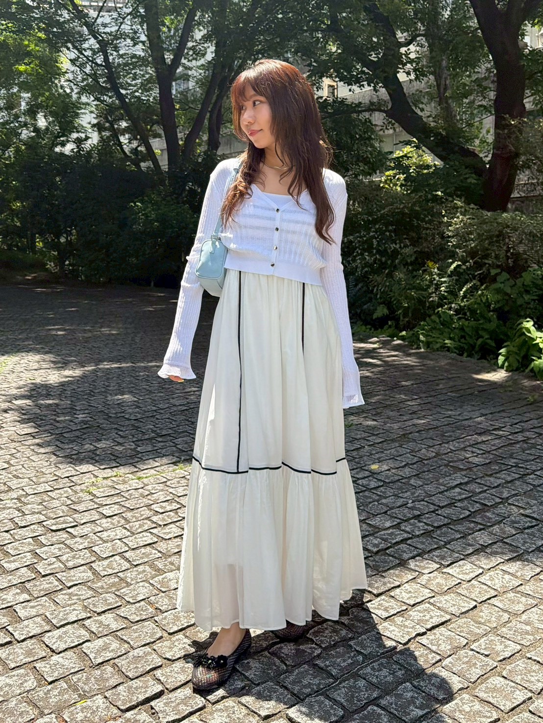 ウォッシャブル】ニットドッキングワンピース(ニットワンピース