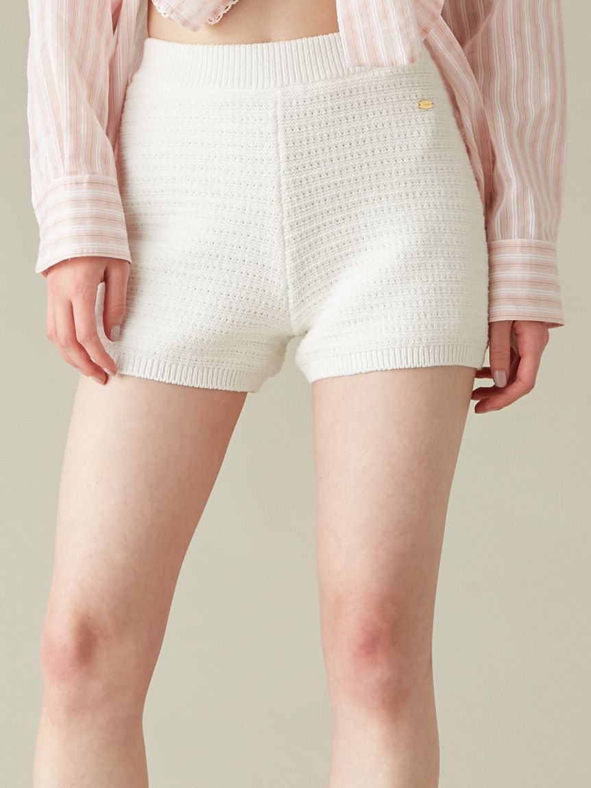 ニットショートパンツ(ショートパンツ)|パンツ|LILY BROWN ニットショートパンツ(ショートパンツ)|パンツ|LILY BROWN