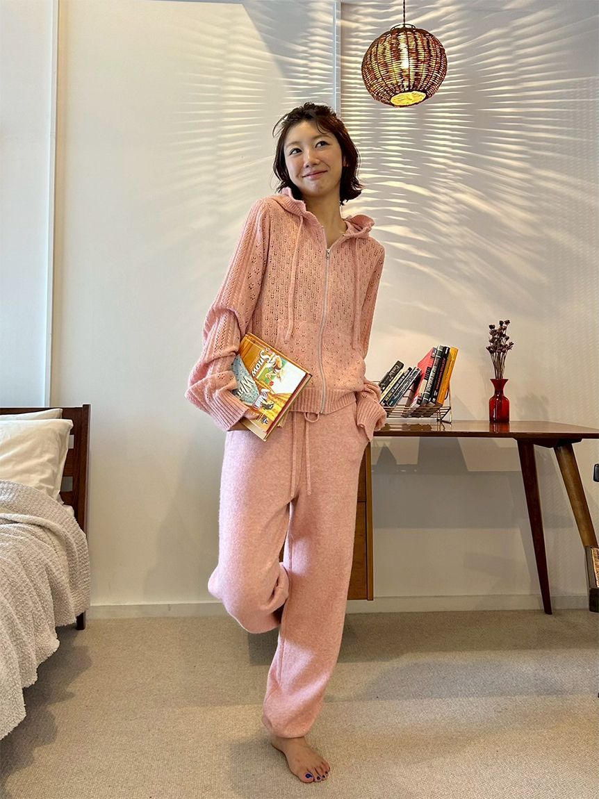 ニットリラックスパンツ(ロングパンツ)｜パンツ｜LILY BROWN（リリー