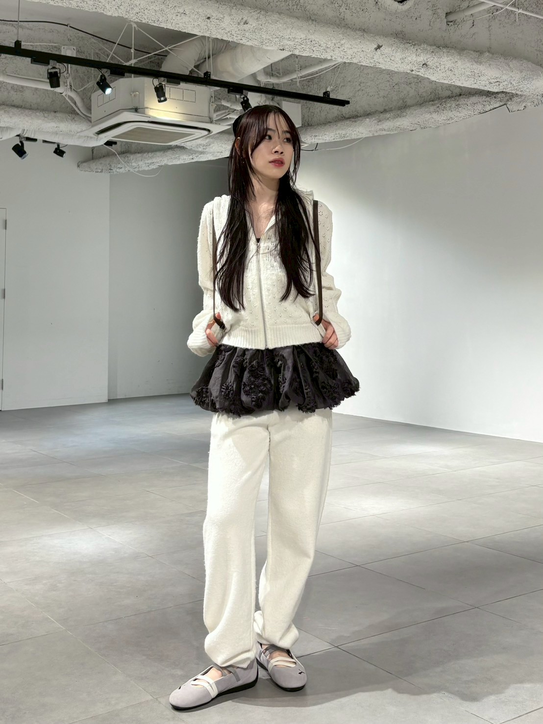 ニットリラックスパンツ(ロングパンツ)｜パンツ｜LILY BROWN（リリー