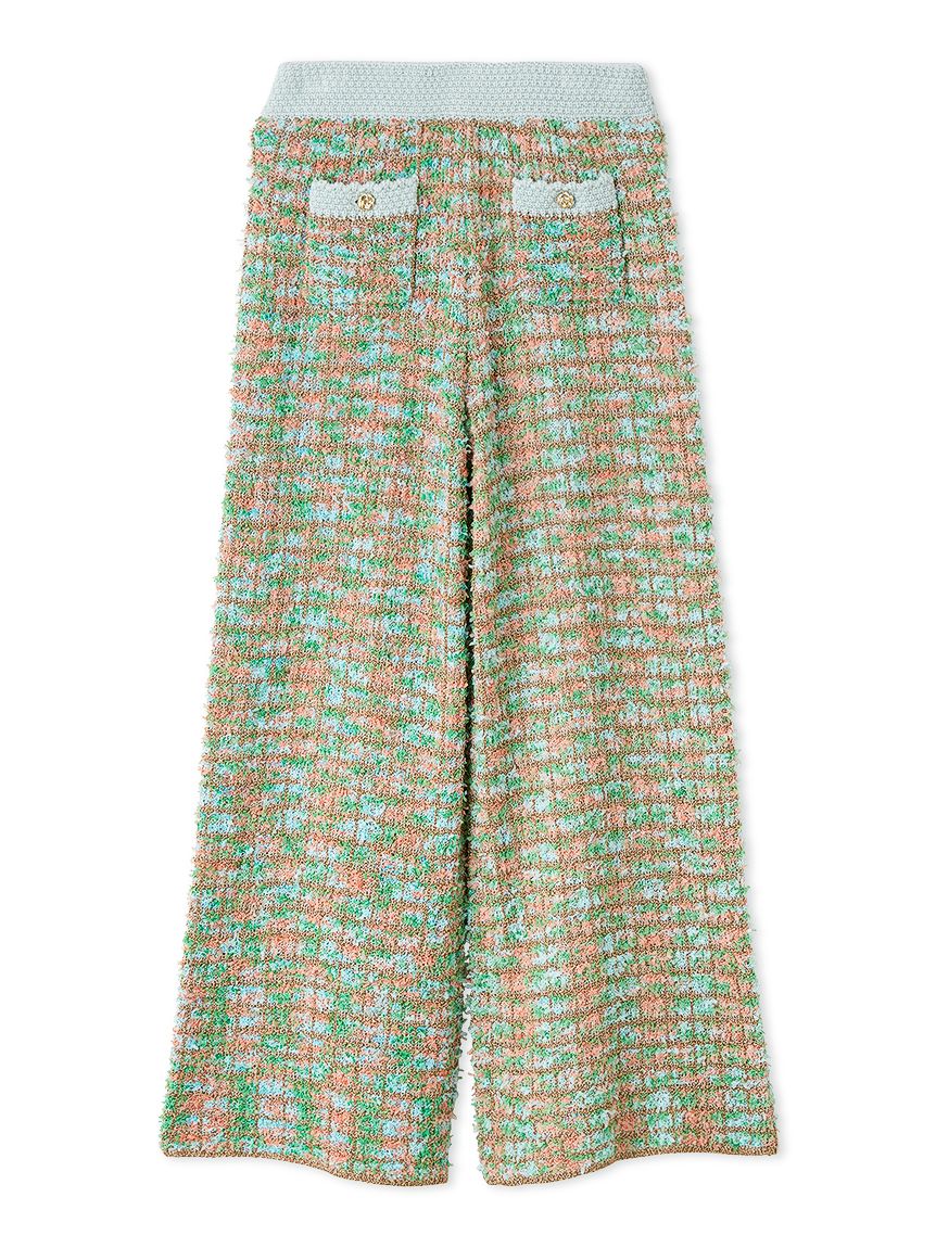 ツイードニットワイドパンツ(セットアップアイテム)｜LILY BROWN