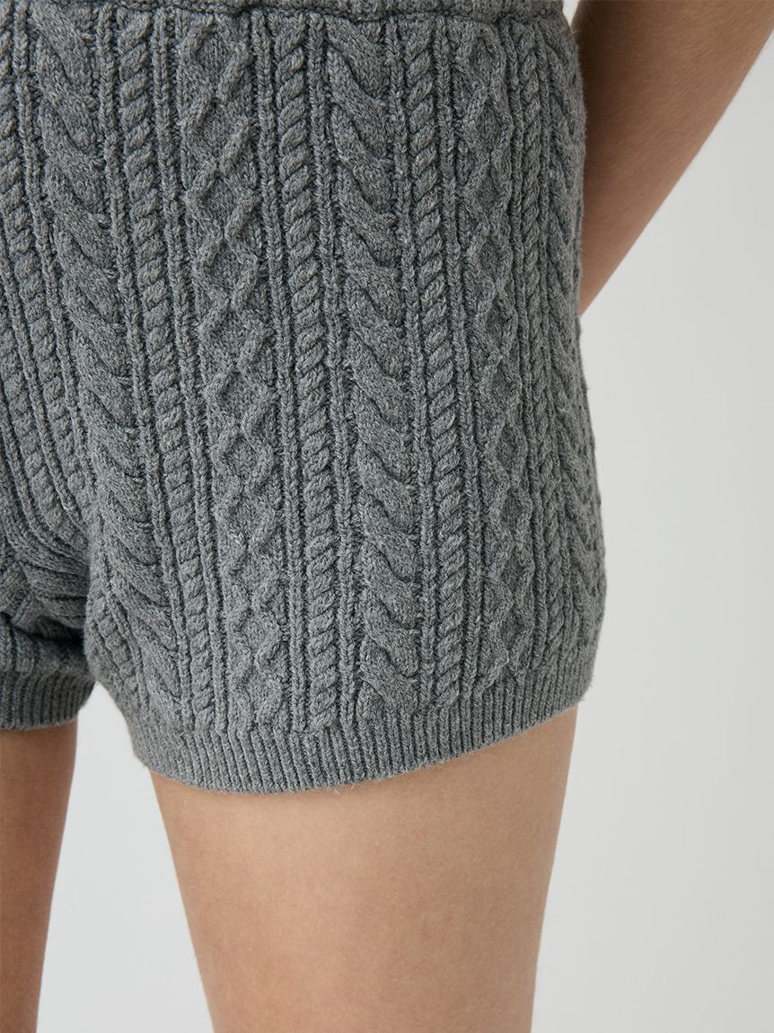 ケーブルニットショートパンツ(ショート・ハーフパンツ)｜PANTS｜LILY