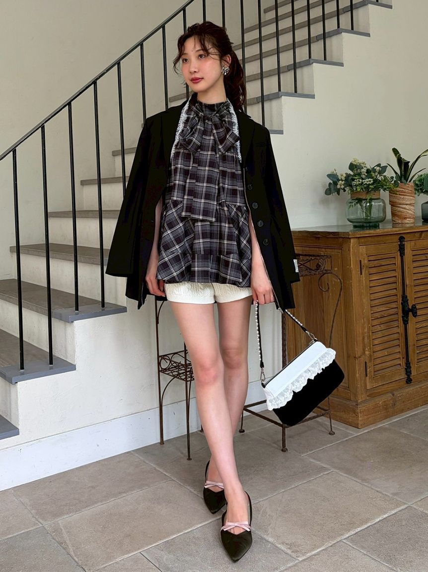 ケーブルニットショートパンツ(ショート・ハーフパンツ)｜PANTS｜LILY