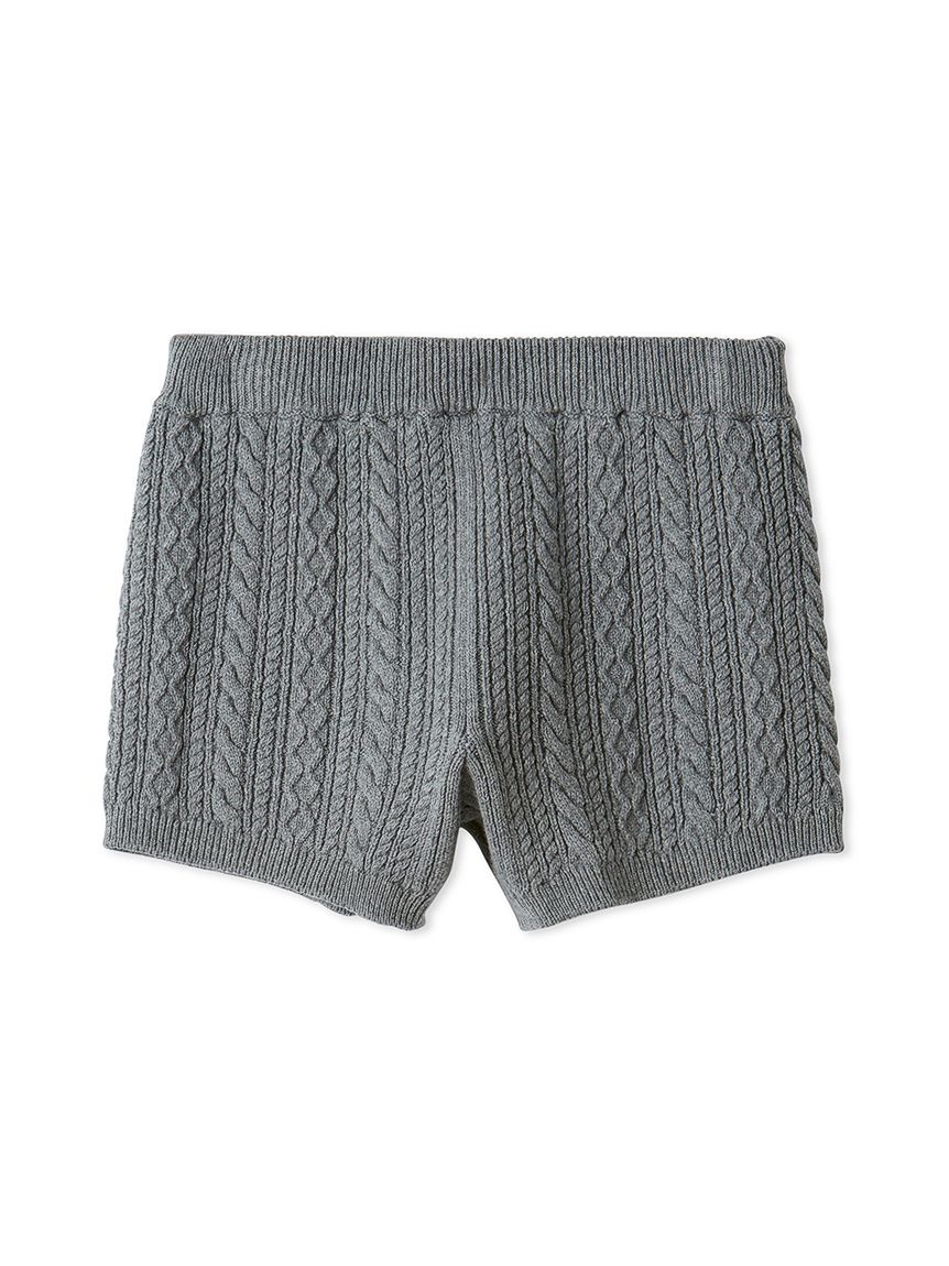Linkable パフショートパンツ ケーブルニットショートパンツ(ショート・ハーフパンツ)｜PANTS｜LILY