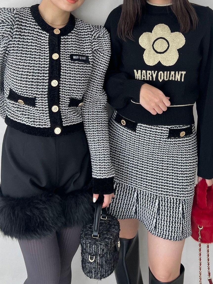 WEB・一部店舗限定カラー】【LILY BROWN×MARY QUANT】ツイード