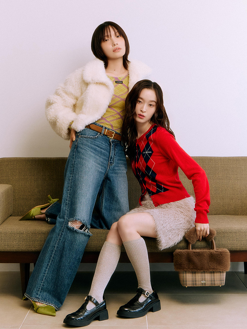 WEB限定カラー】フェザーヤーンミニスカート(ミニスカート)｜スカート