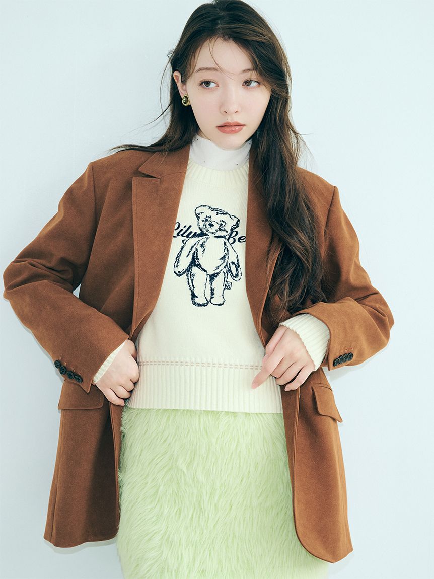 WEB限定カラー】フェザーヤーンミニスカート(ミニスカート)｜スカート