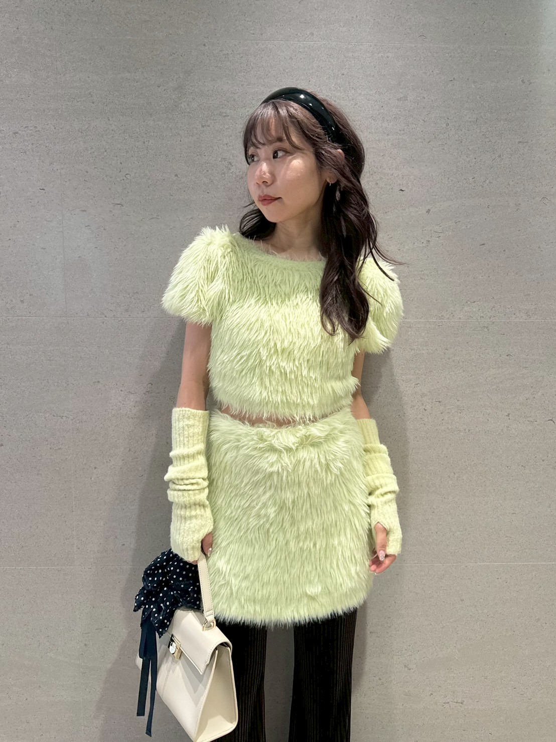 WEB限定カラー】フェザーヤーンミニスカート(ミニスカート)｜スカート