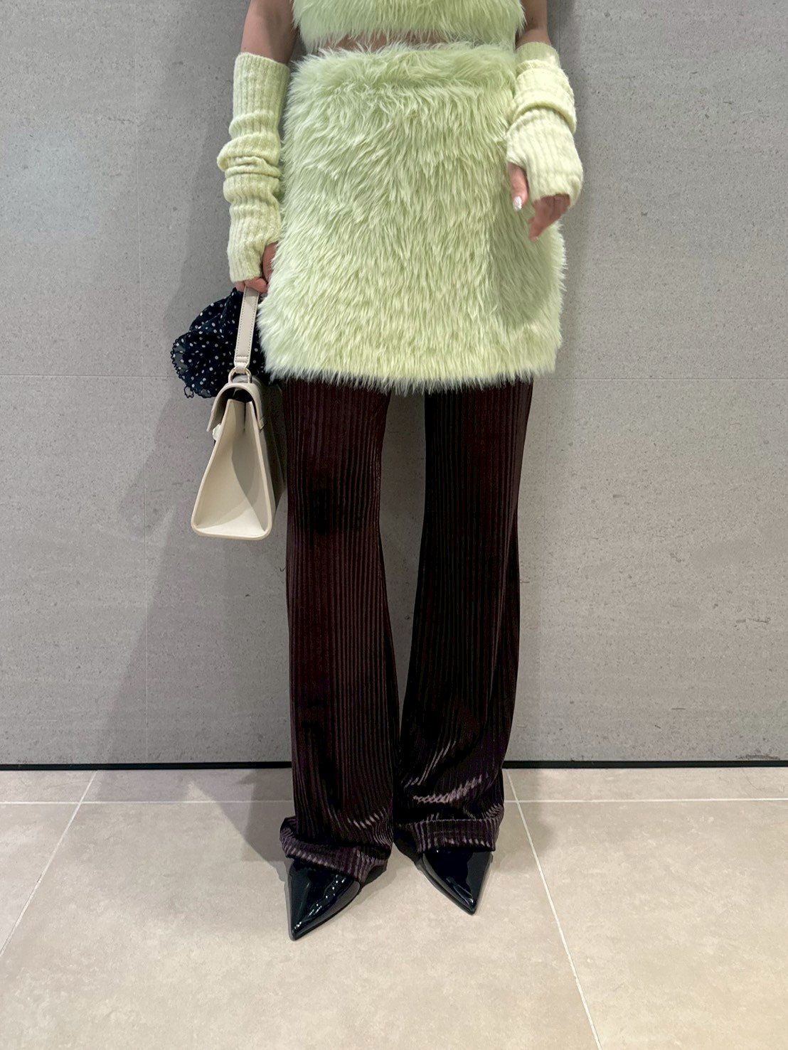 WEB限定カラー】フェザーヤーンミニスカート(ミニスカート)｜スカート