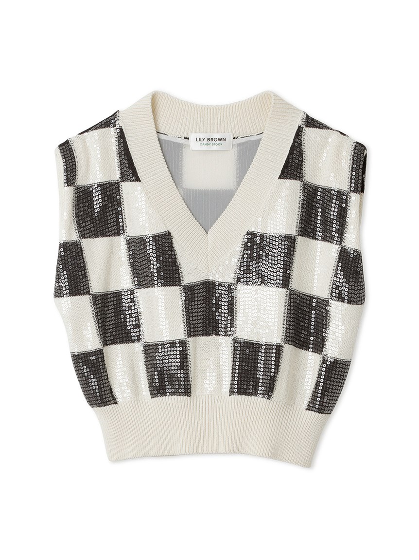 LILY KNIT VEST/ベスト | aklan.lk