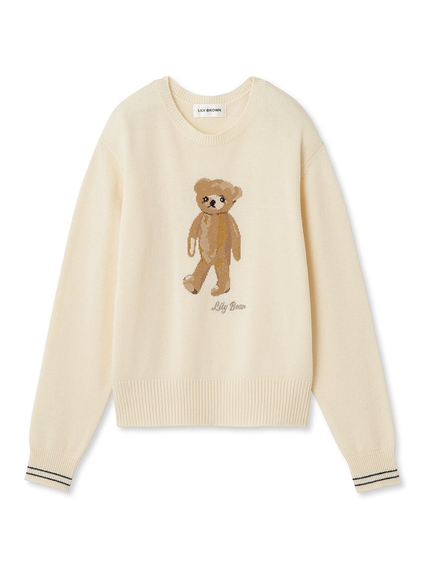 lily brown Lily Bearスウェット ネイビー