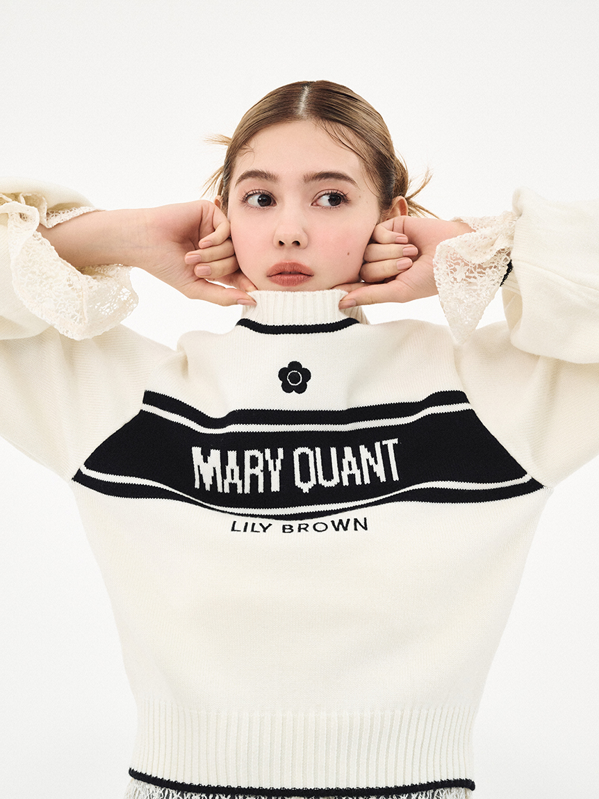 LILY BROWN×MARY QUANT】ジャガードニット(ニット)｜トップス｜LILY 