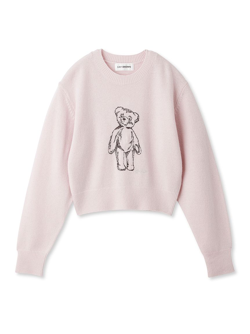 Lily Bear刺繍ニットプルオーバー(ニット)｜トップス｜LILY BROWN
