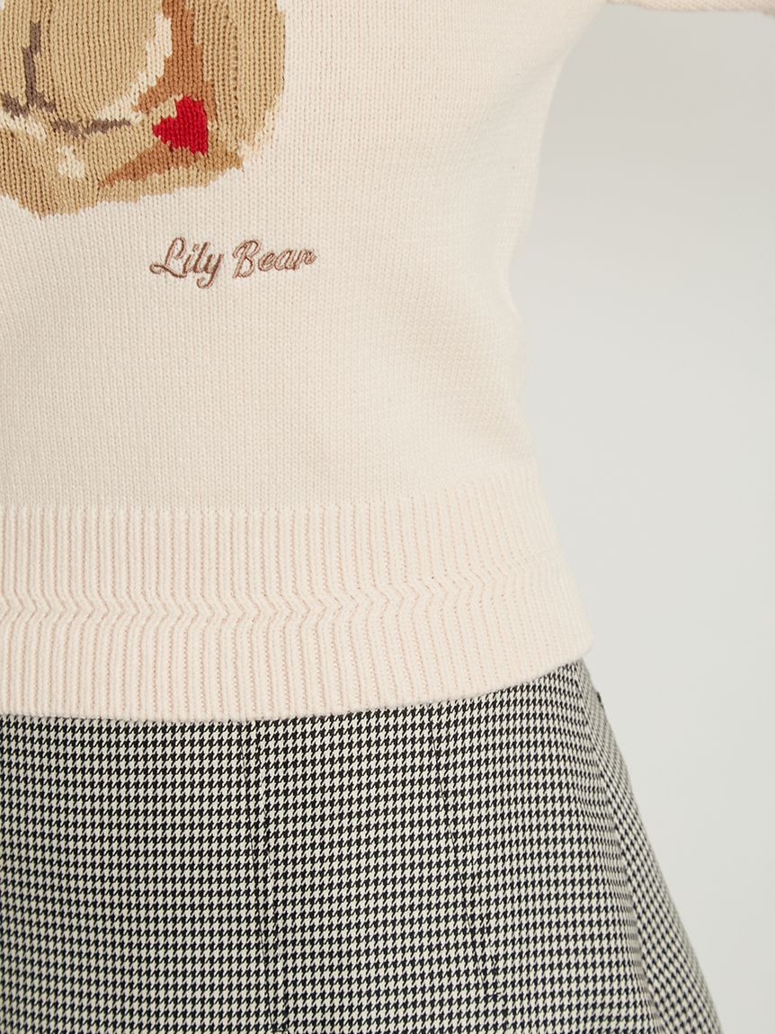 Lily Bearハートモチーフニット(ニット)｜トップス｜LILY BROWN