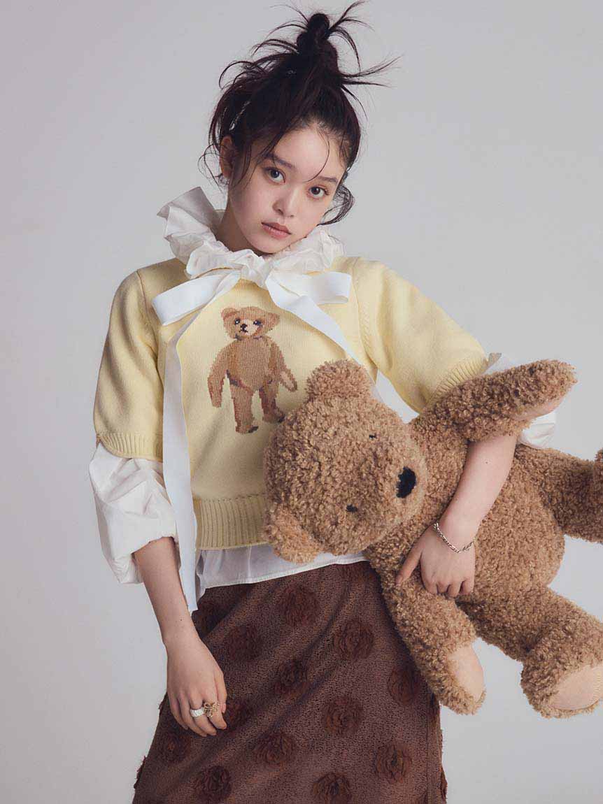 WEB限定カラー】Lily Bearニット(ニット)｜トップス｜LILY BROWN