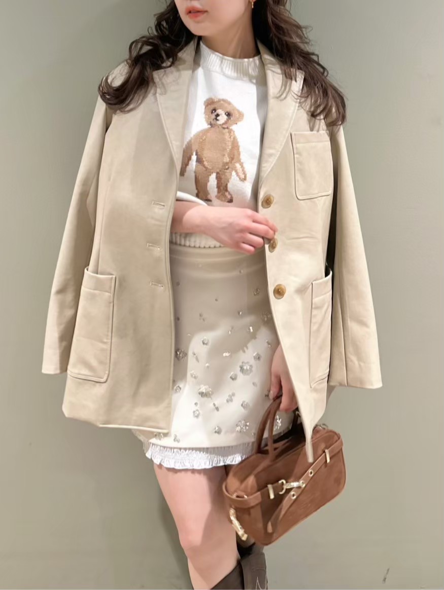 WEB限定カラー】Lily Bearニット(ニット)｜トップス｜LILY BROWN