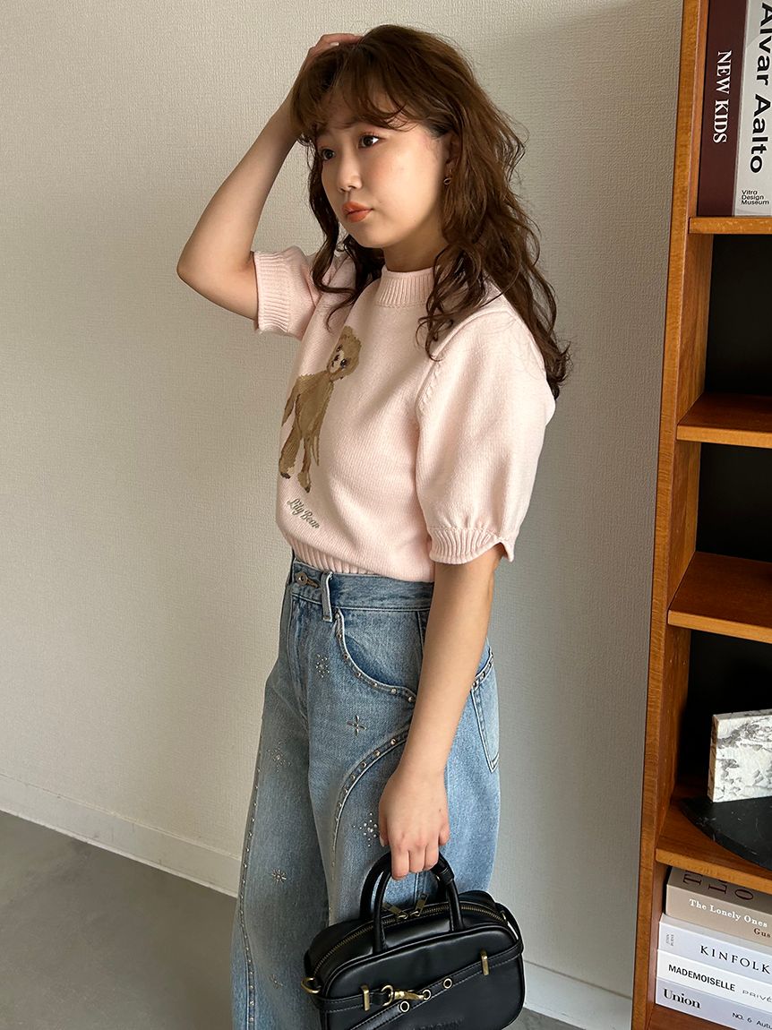WEB限定カラー】Lily Bearニット(ニット)｜トップス｜LILY BROWN