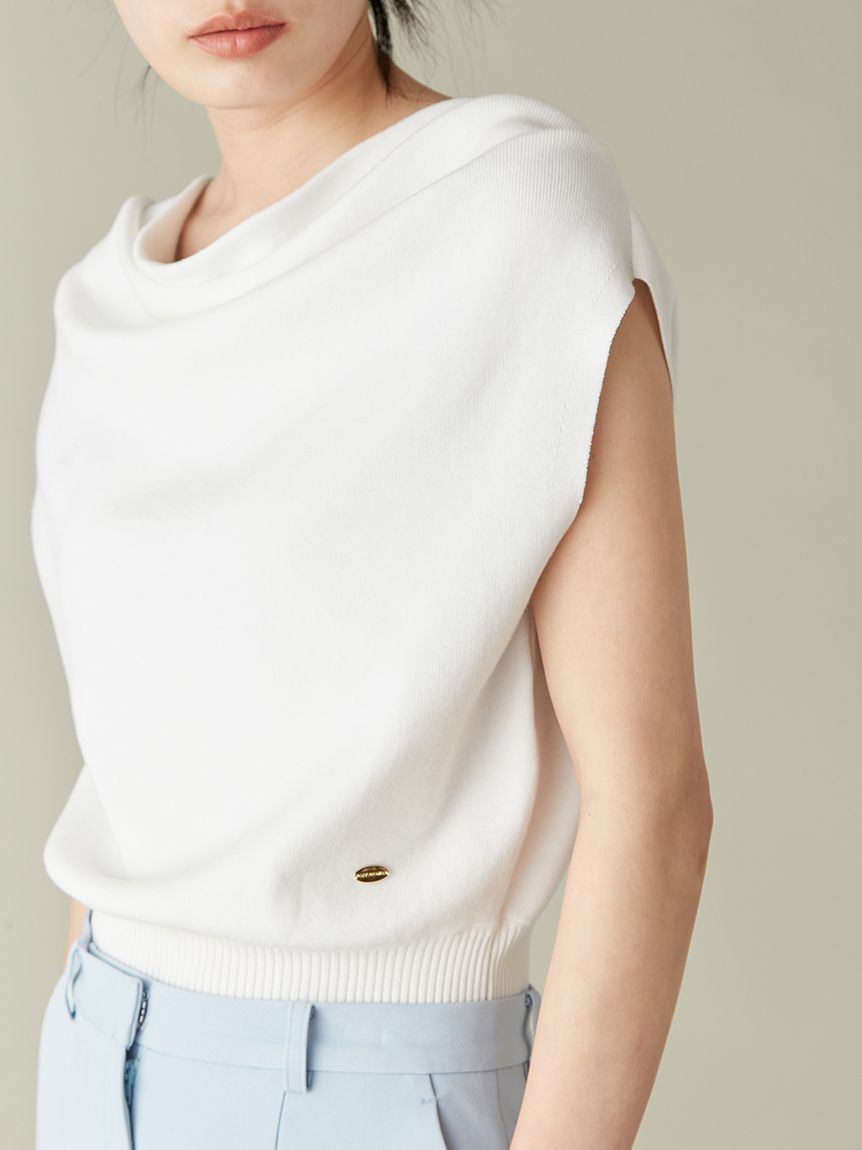 ツイストドレープニット 総針Tニット | PROPORTION BODY DRESSING（プロポーションボディ