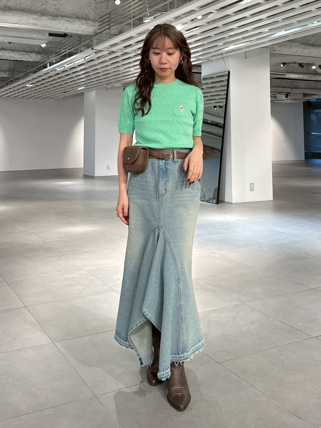 Lily Brown◆ケーブルニットフーディー/ニット・セーター(薄手)/one/アクリル/ORN LILY BROWN｜Lily Bearケーブルニットプルオーバー | Rakuten