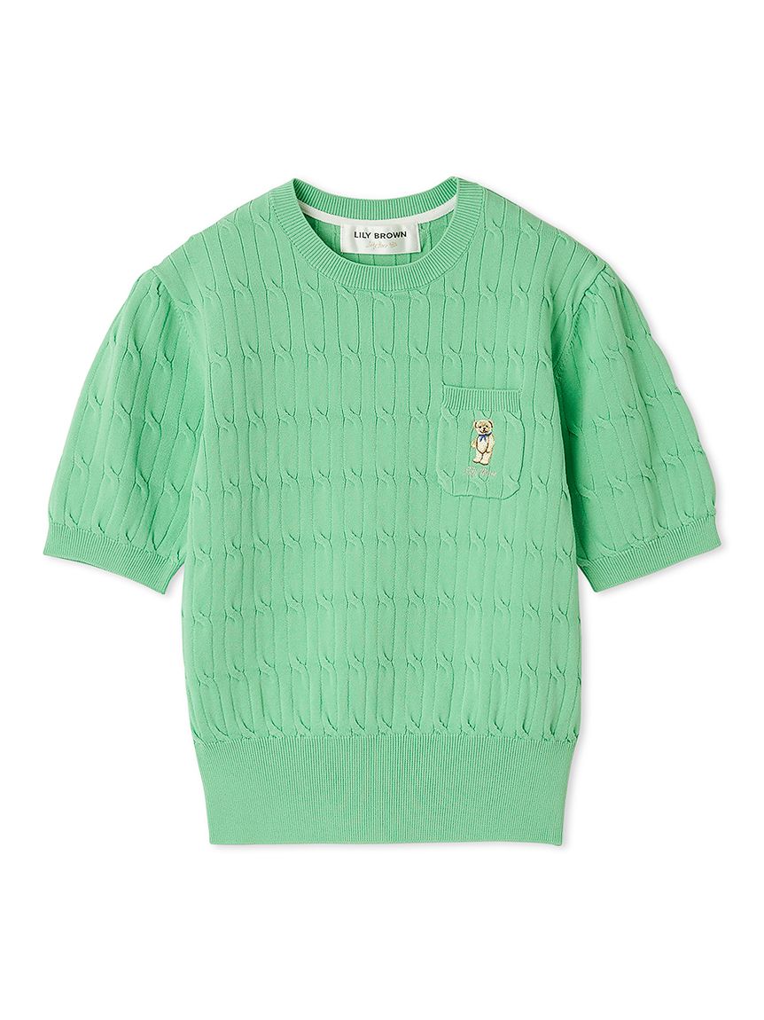 LILY BROWN Lily Bearニット Lily Bearケーブルニットプルオーバー(ニット)｜トップス｜LILY