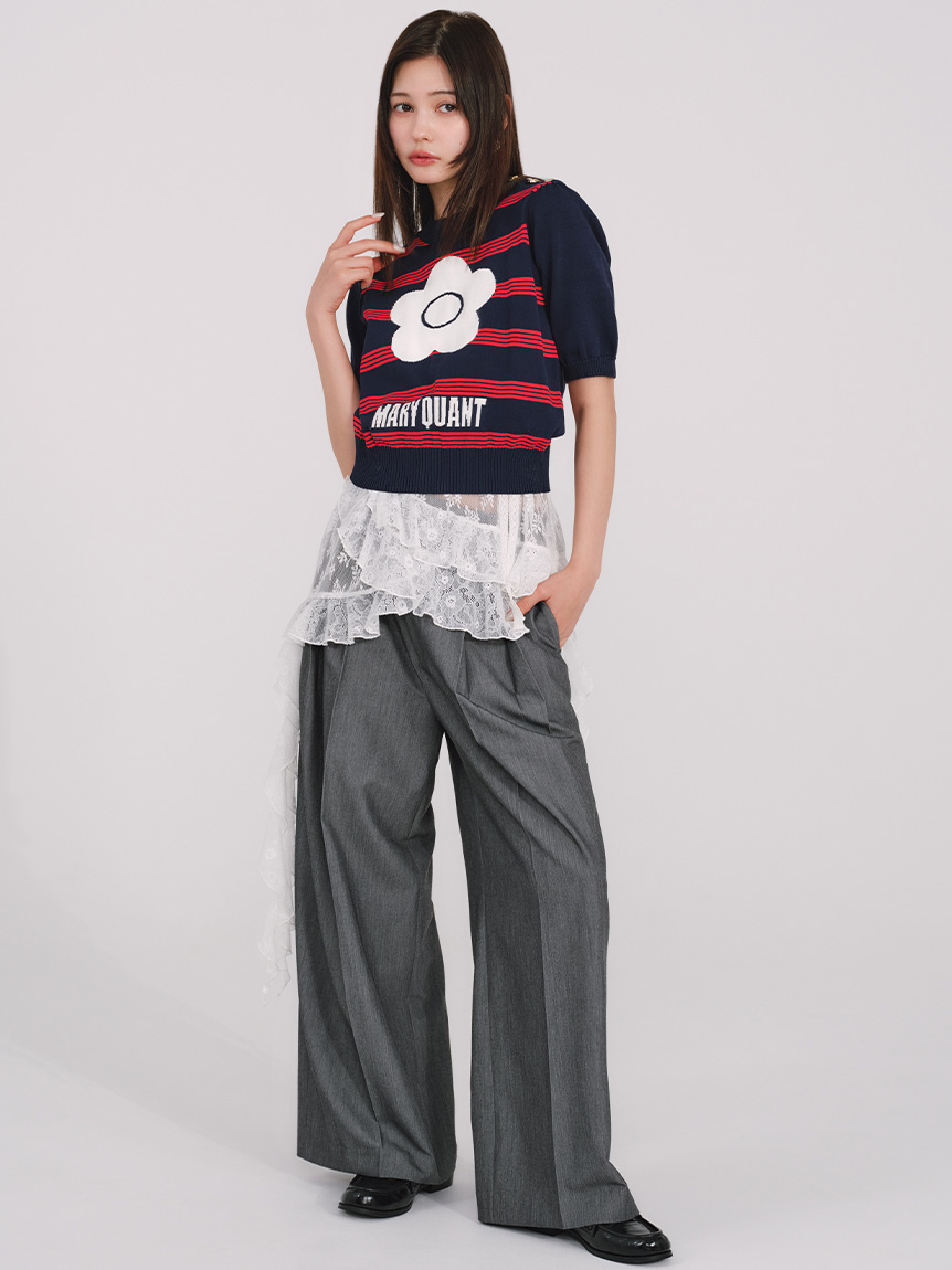 WEB限定カラー】【LILY BROWN×MARY QUANT】ジャガードニット