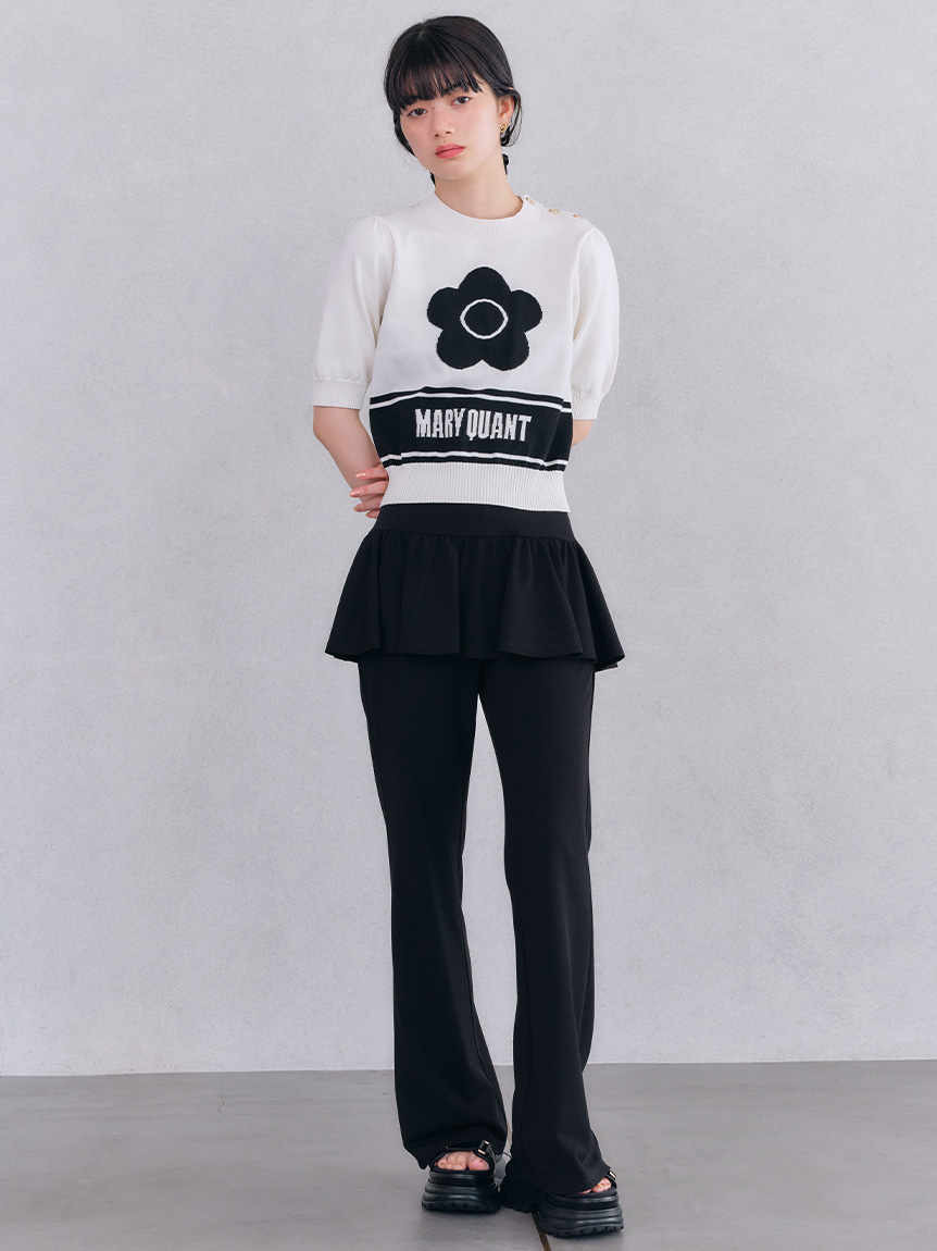 WEB限定カラー】【LILY BROWN×MARY QUANT】ジャガードニット