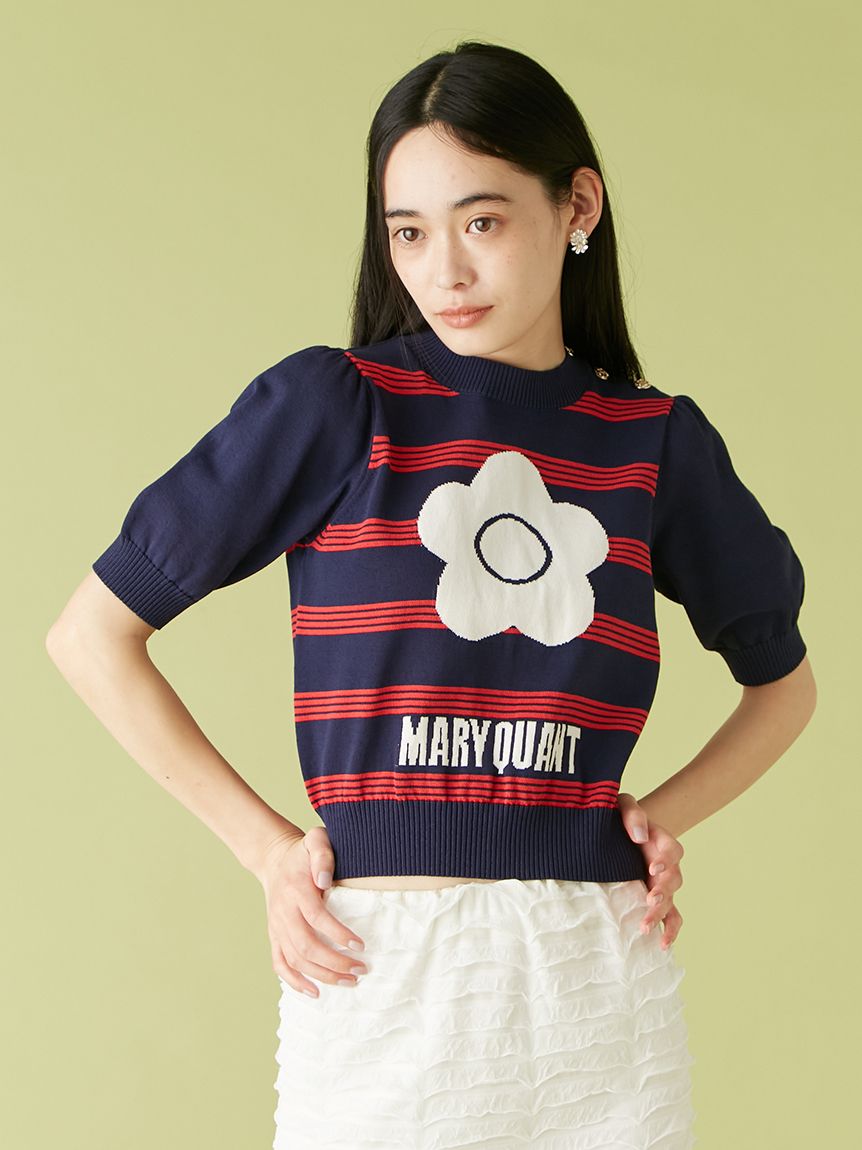 WEB限定カラー】【LILY BROWN×MARY QUANT】ジャガードニット