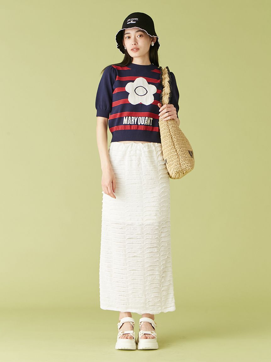 WEB限定カラー】【LILY BROWN×MARY QUANT】ジャガードニット