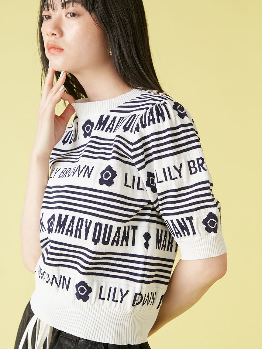 マリークワント リリーブラウン LILY BROWN 半袖ニット ニット