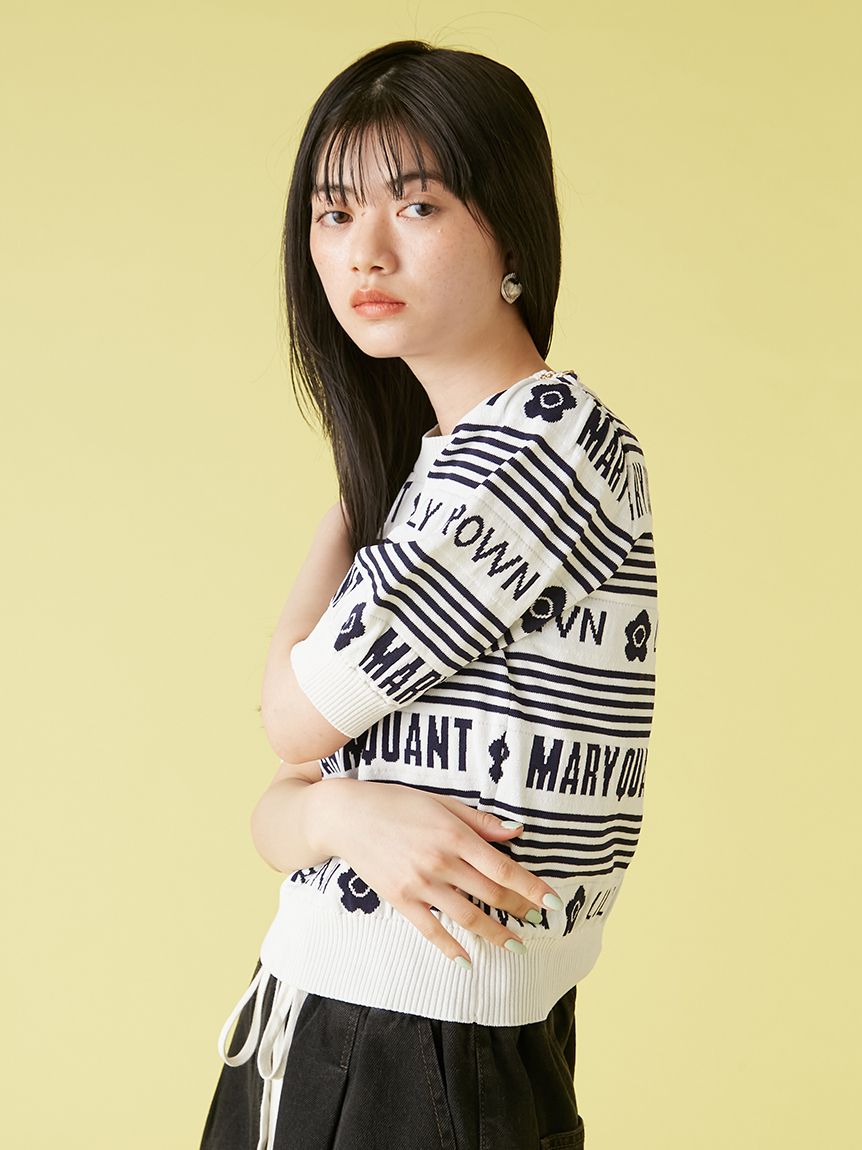 WEB限定カラー】【LILY BROWN×MARY QUANT】ジャガードニット