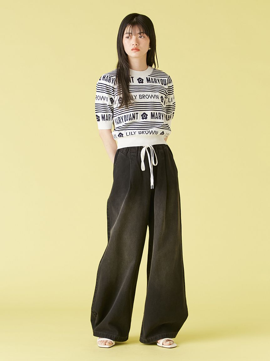 WEB限定カラー】【LILY BROWN×MARY QUANT】ジャガードニット