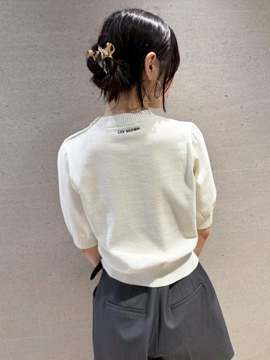 WEB限定カラー】【LILY BROWN×MARY QUANT】ジャガードニット