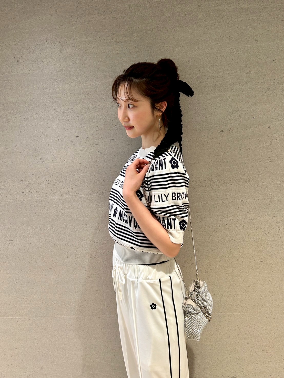 WEB限定カラー】【LILY BROWN×MARY QUANT】ジャガードニット