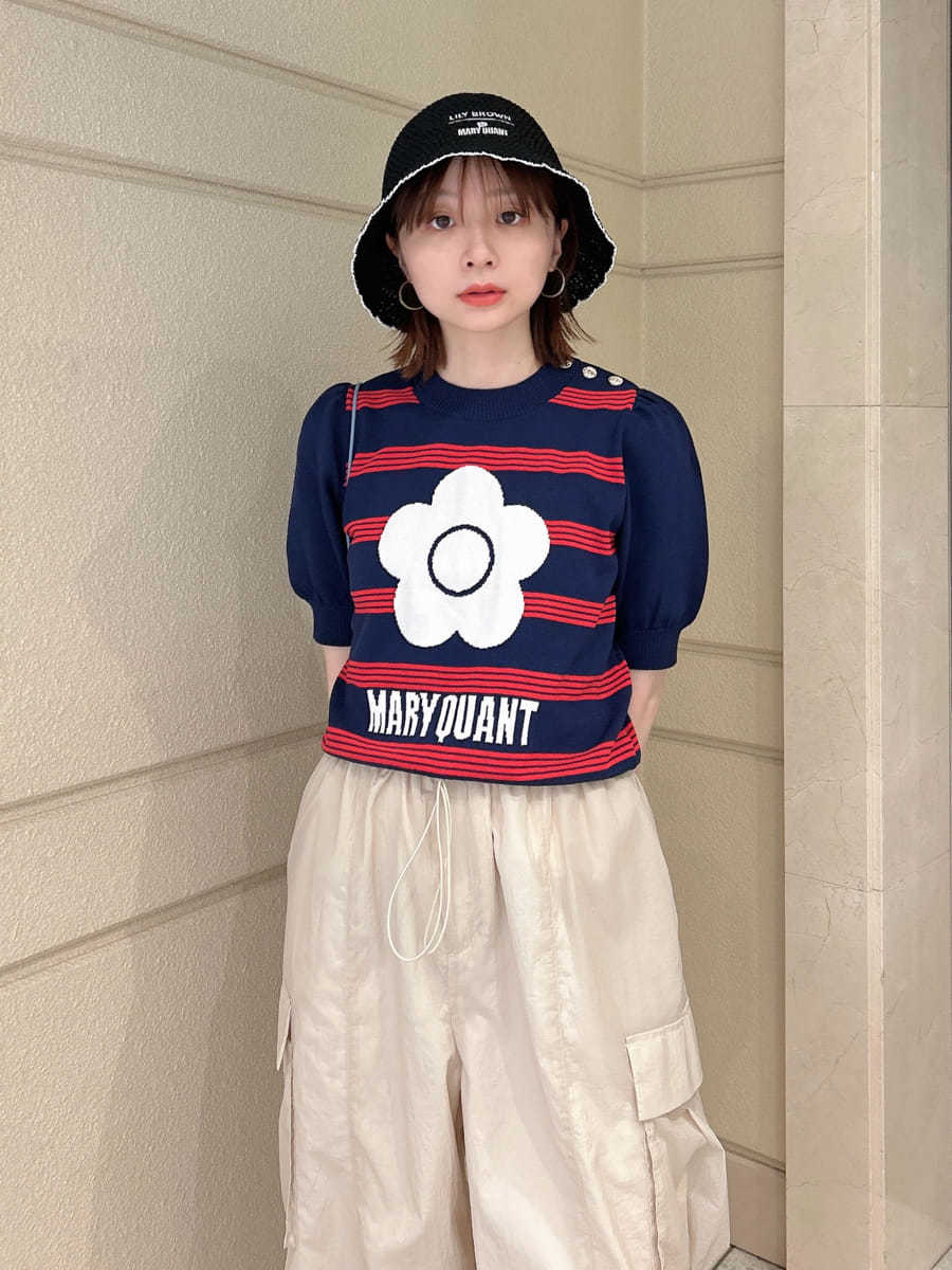 WEB限定カラー】【LILY BROWN×MARY QUANT】ジャガードニット