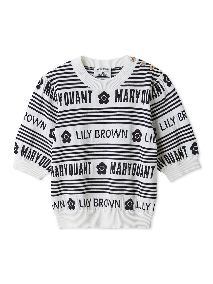 WEB限定カラー】【LILY BROWN×MARY QUANT】ジャガードニット