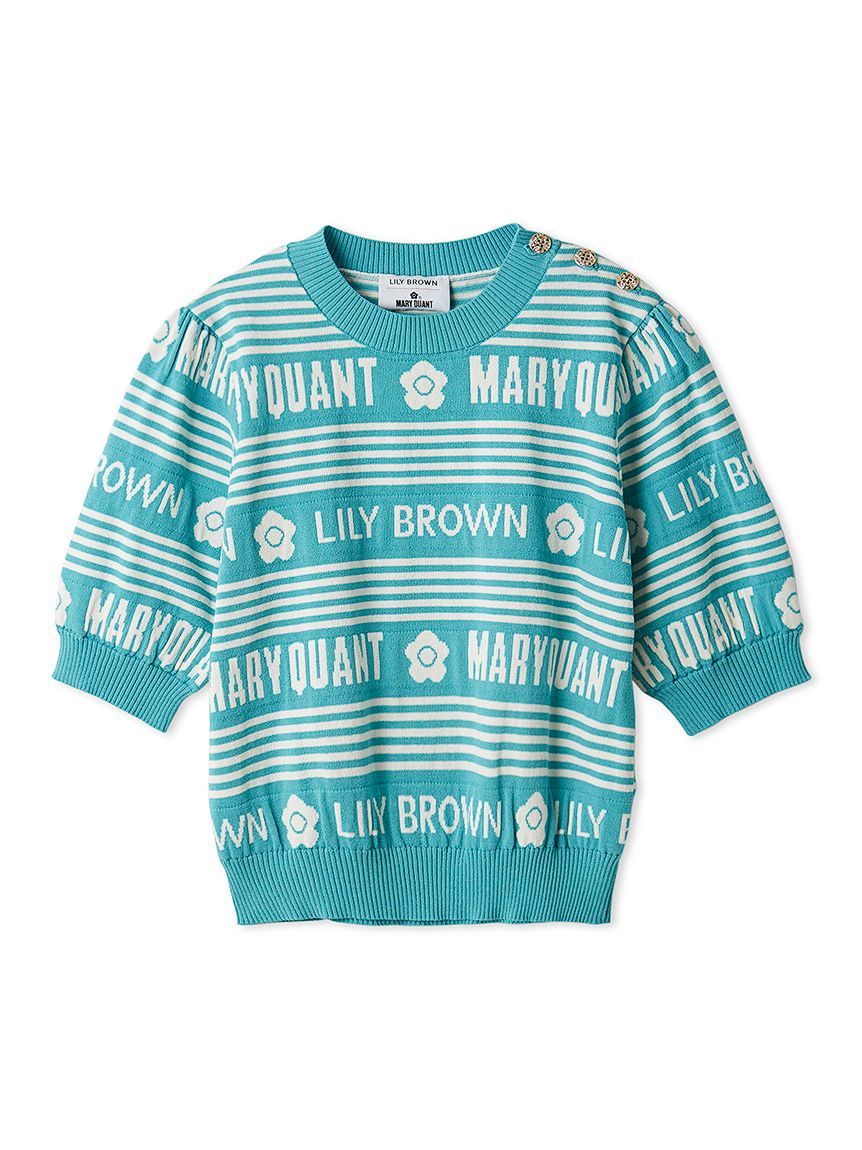 WEB限定カラー】【LILY BROWN×MARY QUANT】ジャガードニット